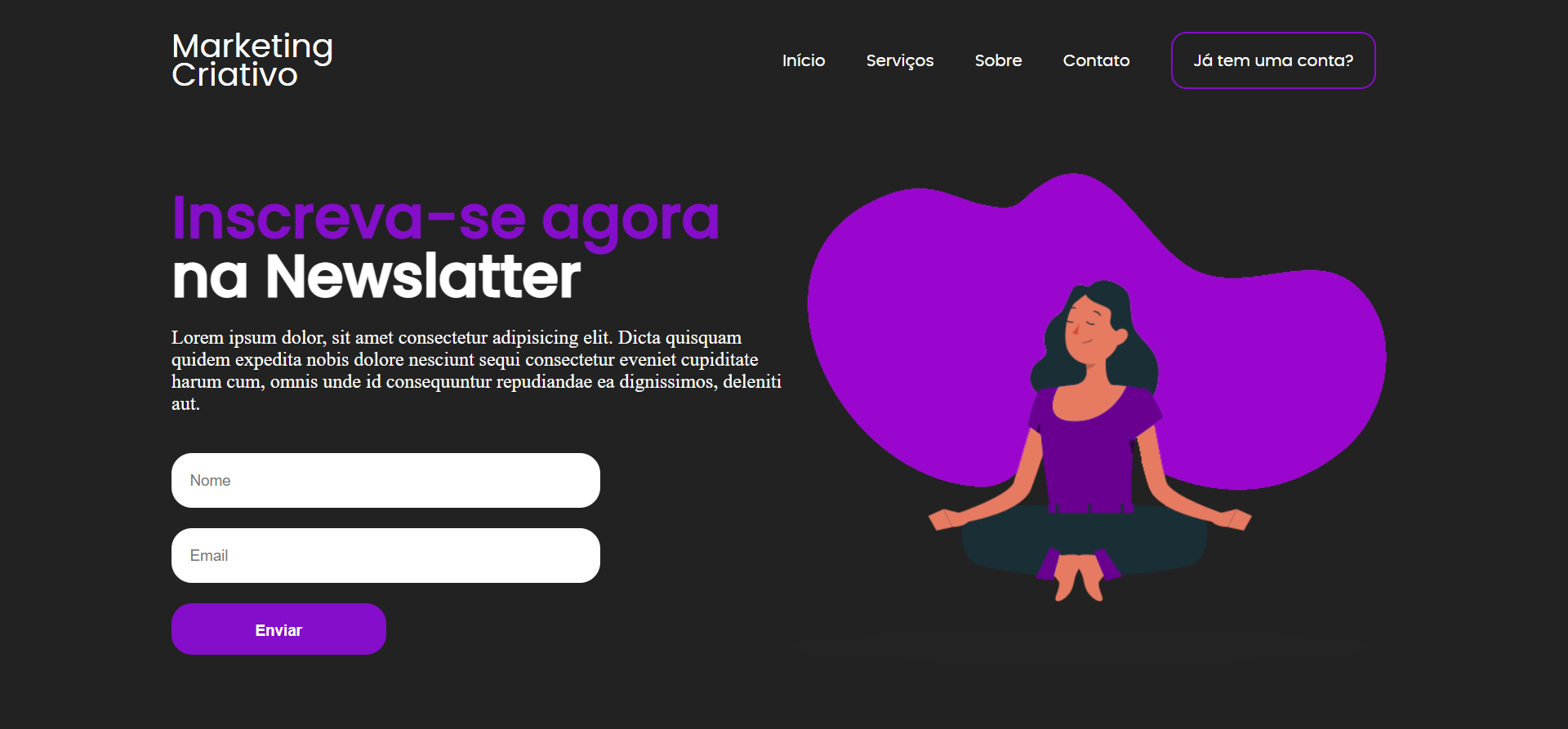 Projeto Projeto Landing Page
